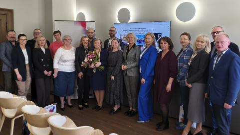 Uczestnicy posiedzenia Regionalnego Komitetu Rozwoju Ekonomii Społecznej Województwa Kujawsko-Pomorskiego