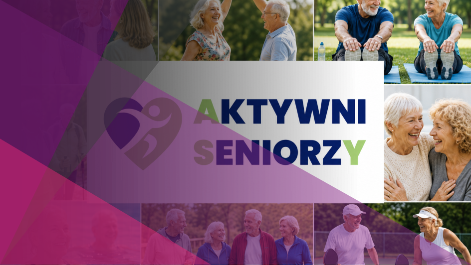 Grafika reklamująca program Aktywni Seniorzy