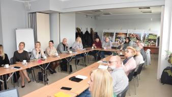 Zdjęcie ze spotkania  Kujawsko-Pomorskiego Konwentu Centrów i Klubów Integracji Społecznej oraz OWES z naszego województwa