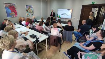 Spotkanie podczas wizyty studyjnej do województwa warmińsko-mazurskiego